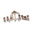 Crofta 12 Pieces Holy Family Figurines Figure Crafts Resin for Holiday Table Cabinet white