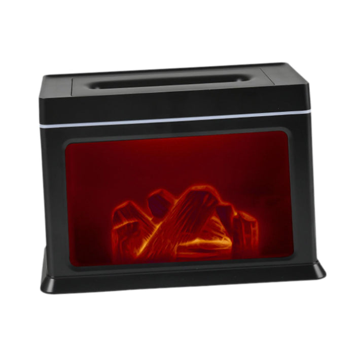 Crofta Fireplace Humidifier 5V2A with Simulated Flame for Living Room Indoor Office