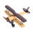 Crofta Wooden Airplane Model Funny 3D Airplane Decoration for Tabletop Shelf Office Brown