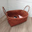 Crofta Woven Storage Box Organizer Bin Cabinet Key Organizing Clothes Rattan Basket Orange