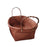 Crofta Woven Storage Box Organizer Bin Cabinet Key Organizing Clothes Rattan Basket Coffee