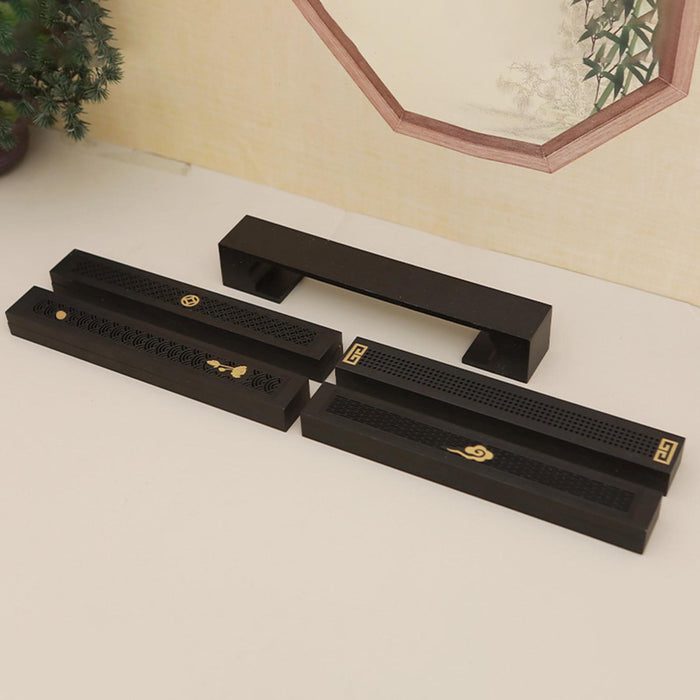 Crofta Wood Incense Stick Holder Gift Incense Stand for Desktop Bedroom Living Room Money Pattern