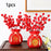 Crofta Flower Vase Ornament Decor Desktop Statue for Dining Table Living Room Hotel 9cmx9.5cm