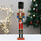 Crofta Wooden Nutcracker Soldier Drum Nutcracker Soldier for Festival Holiday Desk