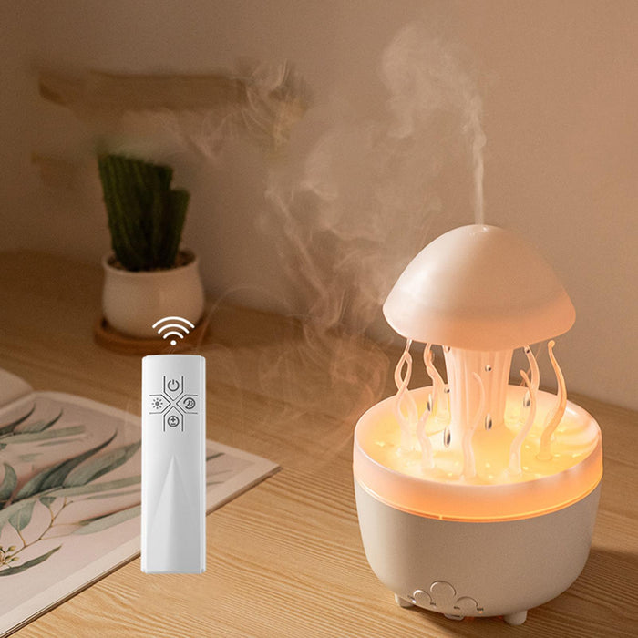 Crofta White 2 in 1 Air Humidifier Essential Oil Diffuser US 110V for Bedroom Quiet