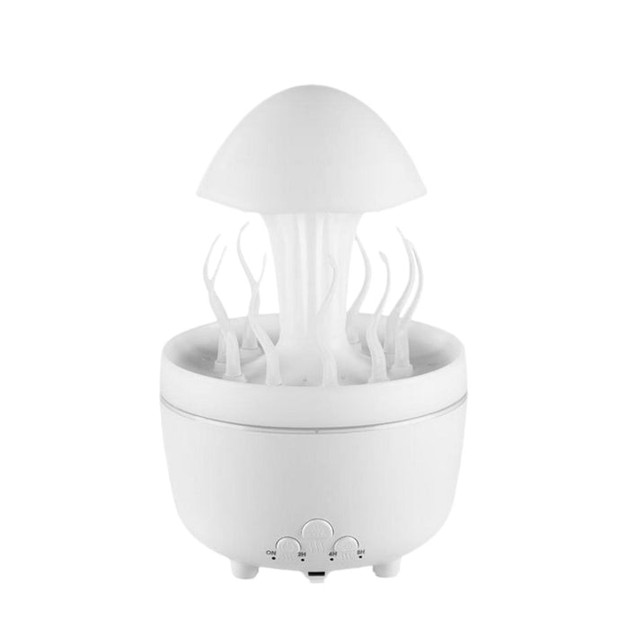 Crofta White 2 in 1 Air Humidifier Essential Oil Diffuser US 110V for Bedroom Quiet