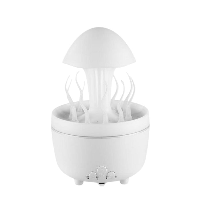 Crofta White 2 in 1 Air Humidifier Essential Oil Diffuser US 110V for Bedroom Quiet