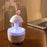 Crofta White 2 in 1 Air Humidifier Essential Oil Diffuser US 110V for Bedroom Quiet