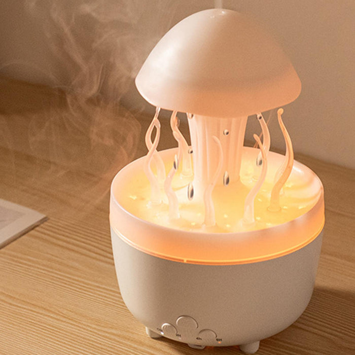 Crofta Essential Oil Diffuser 300ml Rain Drop Air Humidifier for Fireplace Yoga Spa