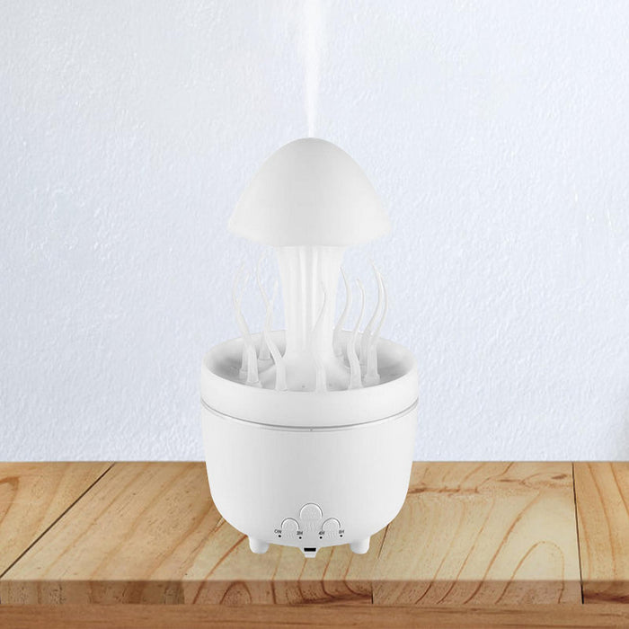 Crofta Essential Oil Diffuser 300ml Rain Drop Air Humidifier for Fireplace Yoga Spa