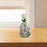 Crofta Ceramic Vase Plant Pot Modern Gift Flower Vase for Wedding Party Home Office Style D