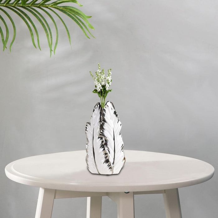 Crofta Ceramic Vase Plant Pot Modern Gift Flower Vase for Wedding Party Home Office Style E