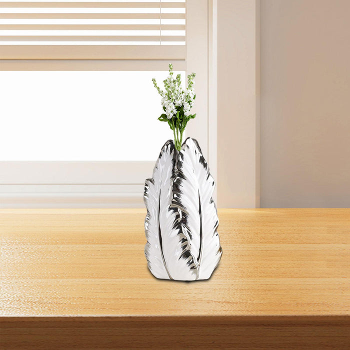 Crofta Ceramic Vase Plant Pot Modern Gift Flower Vase for Wedding Party Home Office Style E