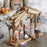 Crofta 12Pcs Christmas Figurines Nativity Set Christian for Countertop Indoor Shelf