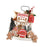 Crofta 12Pcs Christmas Tiered Tray Decor Set Rustic Charm for Home Indoor Farmhouse