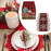 Crofta Xmas Tablecloth Festival Centerpiece Dinner Xmas Home Christmas Table Runner with Car