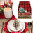 Crofta Xmas Tablecloth Festival Centerpiece Dinner Xmas Home Christmas Table Runner with Car