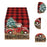 Crofta Xmas Tablecloth Festival Centerpiece Dinner Xmas Home Christmas Table Runner with Car