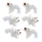 Crofta 2 Pieces Christmas Hanging Decoration Squirrel Hanging Pendant for Home Wall Style A