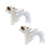 Crofta 2 Pieces Christmas Hanging Decoration Squirrel Hanging Pendant for Home Wall Style A