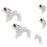 Crofta 2 Pieces Christmas Hanging Decoration Squirrel Hanging Pendant for Home Wall Style A