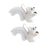 Crofta 2 Pieces Christmas Hanging Decoration Squirrel Hanging Pendant for Home Wall Style B