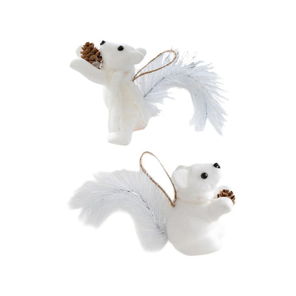 Crofta 2 Pieces Christmas Hanging Decoration Squirrel Hanging Pendant for Home Wall Style A and B