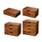 Crofta Wood Desktop Organizer Creative Pull Out Drawers for Farmhouse Bedroom Study 25x17.5x7 cm 1 Drawer