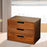 Crofta Wood Desktop Organizer Creative Pull Out Drawers for Farmhouse Bedroom Study 25x17.5x19 cm 3 Drawers