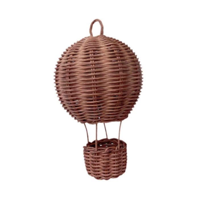 Crofta Woven Hot Air Balloon Decor Woven Rattan Craft for Party Household Kids Room