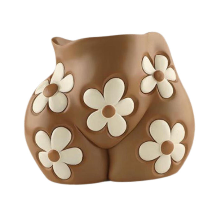 Crofta Flower Pot Human Body Art Planter for Courtyard Shelf Indoor, Outdoor Plants 17cmx11cmx13.5cm