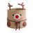 Crofta Reindeer Christmas Basket Storage Bin for Clothes Towels Living Room Holiday L