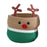 Crofta Reindeer Christmas Basket Storage Bin for Clothes Towels Living Room Holiday S