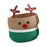 Crofta Reindeer Christmas Basket Storage Bin for Clothes Towels Living Room Holiday S