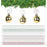 Crofta 120Pcs Christmas Ornament Hooks Iron for Lanterns Christmas Tree Decorations Silver Green Red