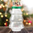 Crofta 5 Pieces Christmas Tree Candy Jar Cookie Jar for Xmas Festival Party Kitchen Green Lid