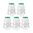 Crofta 5 Pieces Christmas Tree Candy Jar Cookie Jar for Xmas Festival Party Kitchen Green Lid