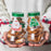 Crofta 5 Pieces Christmas Tree Candy Jar Cookie Jar for Xmas Festival Party Kitchen Green Lid