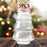 Crofta 5 Pieces Christmas Tree Candy Jar Cookie Jar for Xmas Festival Party Kitchen Silver Lid