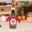 Crofta Wine Bottle Cover Holiday Accessories Decorative Dinner Table Decor with Hat Snowman