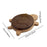 Crofta Wooden Turtle Coaster Tabletop Decorations Table Coaster for Cafe Bar Teapot