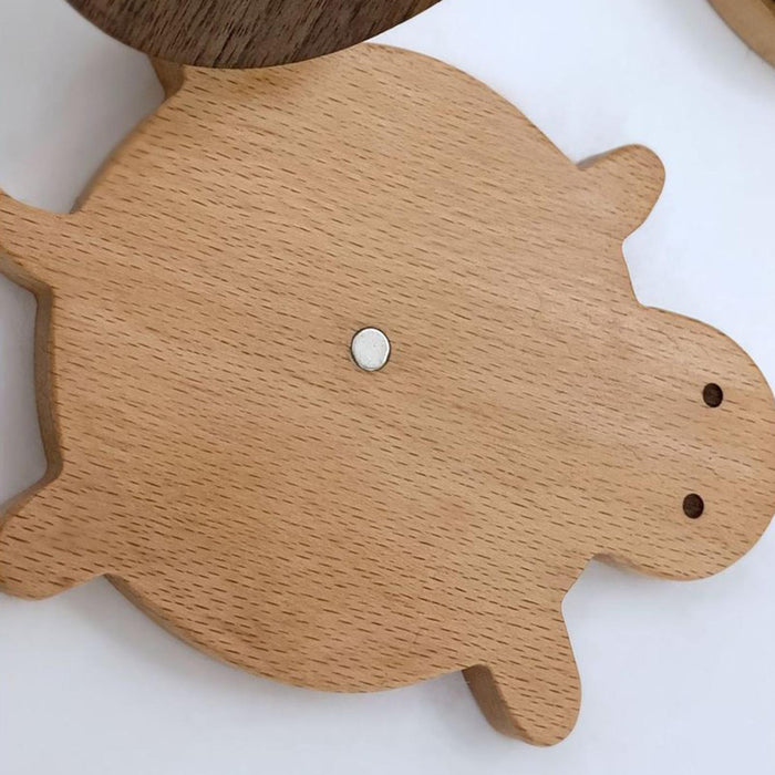 Crofta Wooden Turtle Coaster Tabletop Decorations Table Coaster for Cafe Bar Teapot