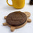 Crofta Wooden Turtle Coaster Tabletop Decorations Table Coaster for Cafe Bar Teapot