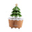 Crofta Christmas Tree Humidifier Christmas Gift 250 ml for Bedroom Living Room Home Brown