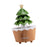 Crofta Christmas Tree Humidifier Christmas Gift Aroma Diffuser for Living Room Yoga Brown