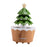 Crofta Christmas Tree Humidifier Christmas Gift Aroma Diffuser for Living Room Yoga Brown