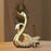 Crofta Wine Bottle Holder Modern Swan Sculpture for Creative Home Wine Lovers Gifts Gold