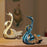 Crofta Wine Bottle Holder Modern Swan Sculpture for Creative Home Wine Lovers Gifts Gold