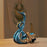 Crofta Wine Bottle Holder Modern Swan Sculpture for Creative Home Wine Lovers Gifts Blue