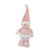 Crofta Xmas Figurine Stuffed Doll Table Ornament Gift Christmas Standing Plush Doll Snowman 47x12x6cm